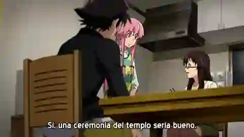 Mirai Nikki (TV) Episodio 6