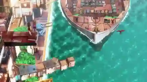 Suisei no Gargantia Episodio 2