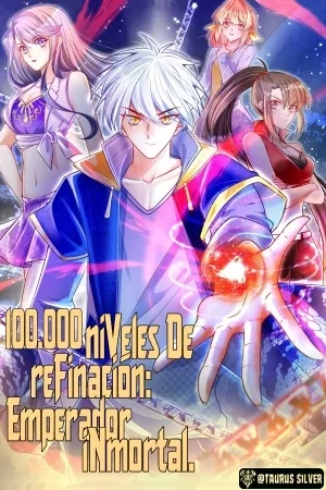Portada de 100.000 niveles de refinación: Emperador inmortal.