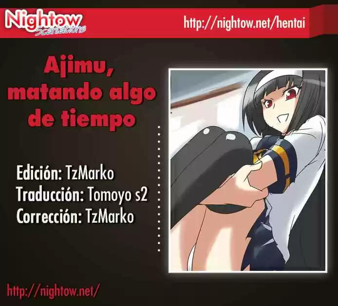 Portada de Ajimu Matando Algo De Tiempo Medaka Box