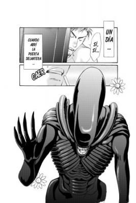 Portada de Alien Manga The Uninvited Guest