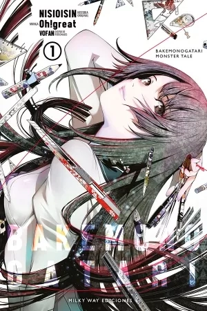 Portada de Bakemonogatari