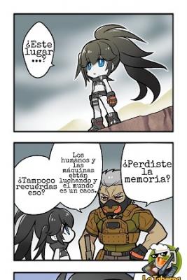 Portada de Black Rock Shooter Dawn Fall 4Koma