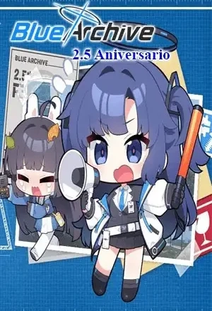 Portada de Blue Archive 2.5 Aniversario [Oficial 4-Panel Manga]