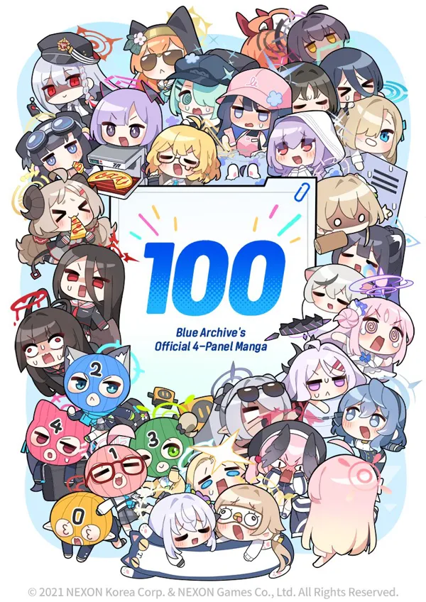 Portada de Blue Archive Official 4 Panel Manga