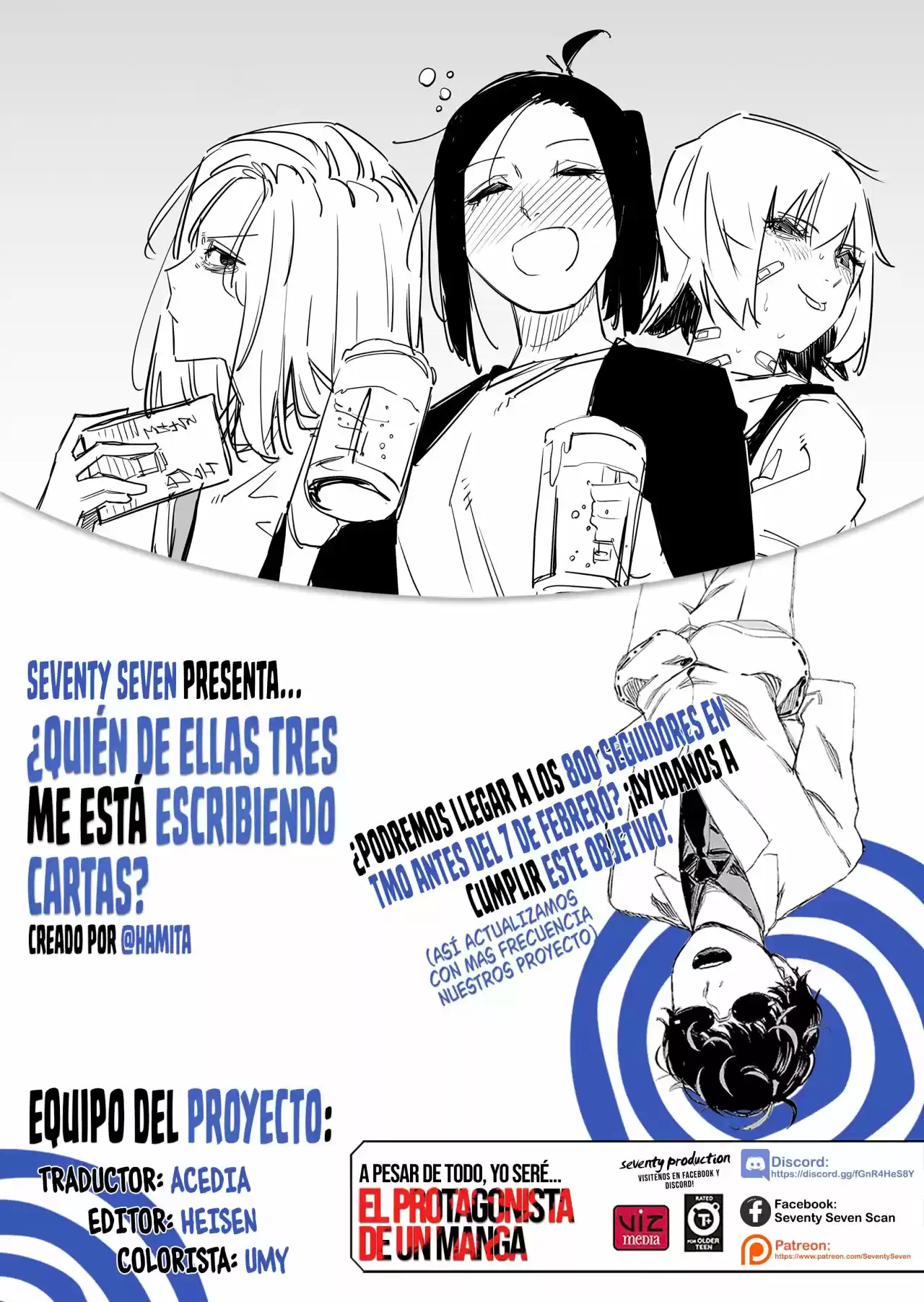 Portada de Cual De Estas Tres Chicas Me Ha Estado Escribiendo Cartas