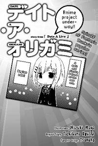 Portada de Date A Origami