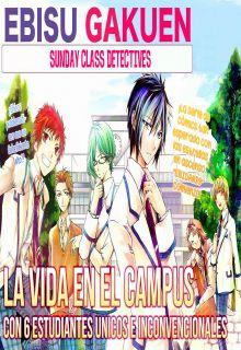 Portada de Ebisu Gakuen Chuutouka Nichiyou Hoshuugumi Tanteidan