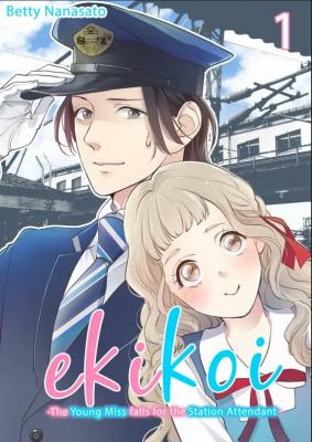 Portada de Ekikoi Ojou Sama Esta Enamorada Del Encargado De La Estacion