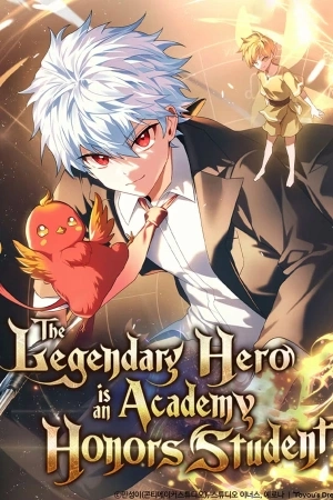 Portada de El heroe de nivel legendario prodigio de la academia
