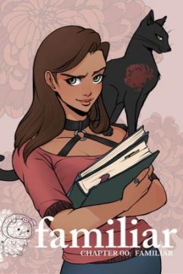 Portada de Familiar Una Bruja Un Gato Un Contrato