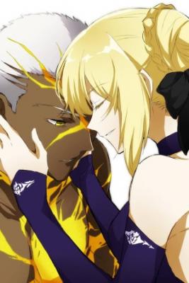 Portada de Fate Grand Order Alter Emiya Shirou Y Saber