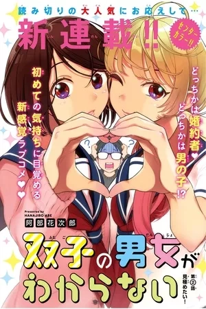 Portada de Futago no Danjo ga Wakaranai