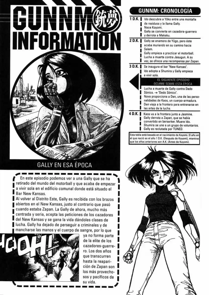 Portada de Gunnm Alita Angel De Combate