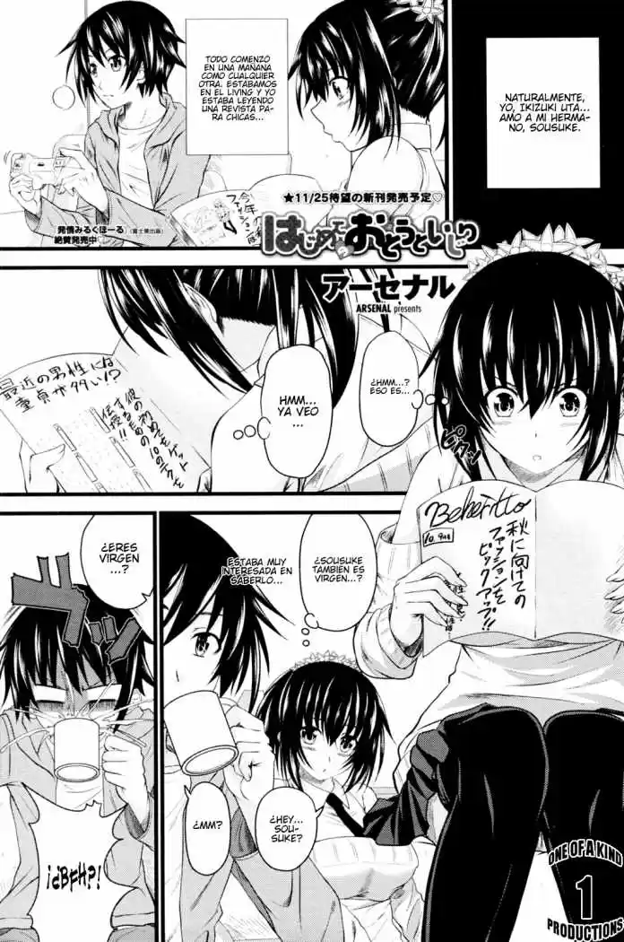 Portada de Hajimete No Otouto Ijiri