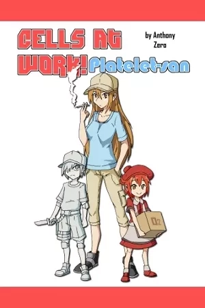 Portada de Hataraku Saibou - Plaqueta-san