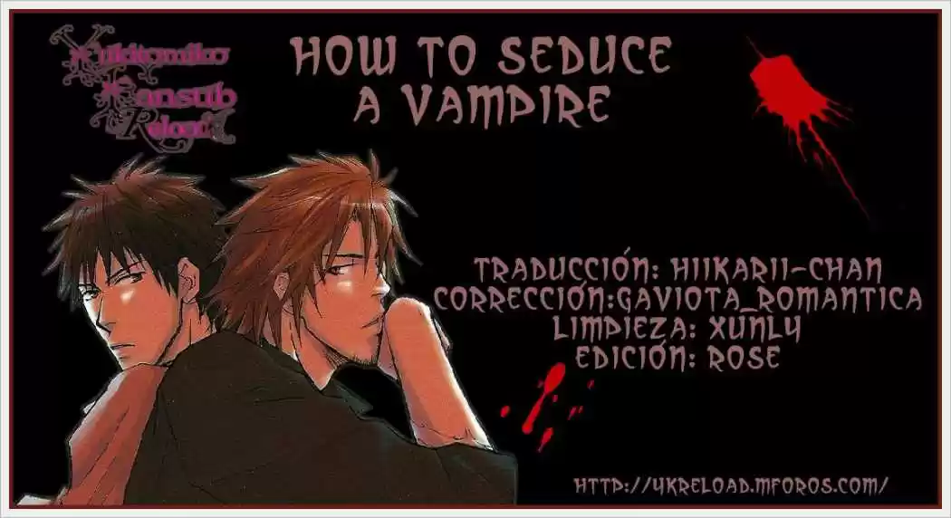 Portada de How To Seduce A Vampire Yaoi