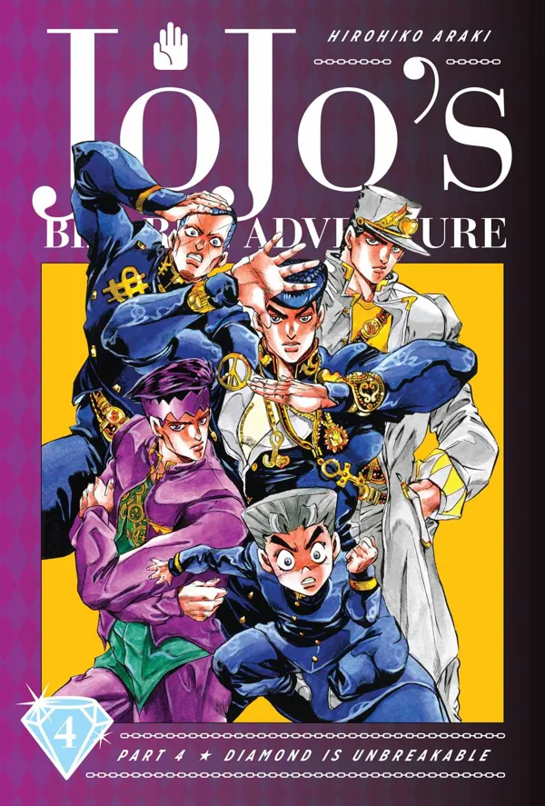 Portada de Jojo S Bizarre Adventure Part 4 Diamond Is Unbreakable Official Colored