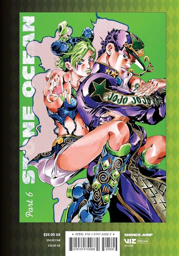 Portada de Jojo S Bizarre Adventure Part 6 Stone Ocean Official Colored