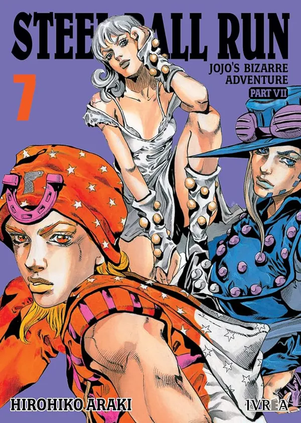 Portada de Jojo S Bizarre Adventure Part 7 Steel Ball Run Official Colored