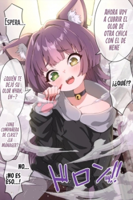 Portada de La Gatita Yandere Cuyo Amor Es Demasiado Pesado Full Color