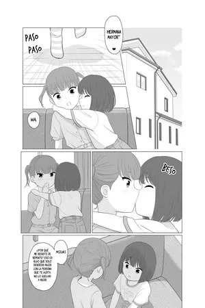 Portada de La linda hermana mayor y la genial hermana menor - Diferencia de altura de hermanas Yuri