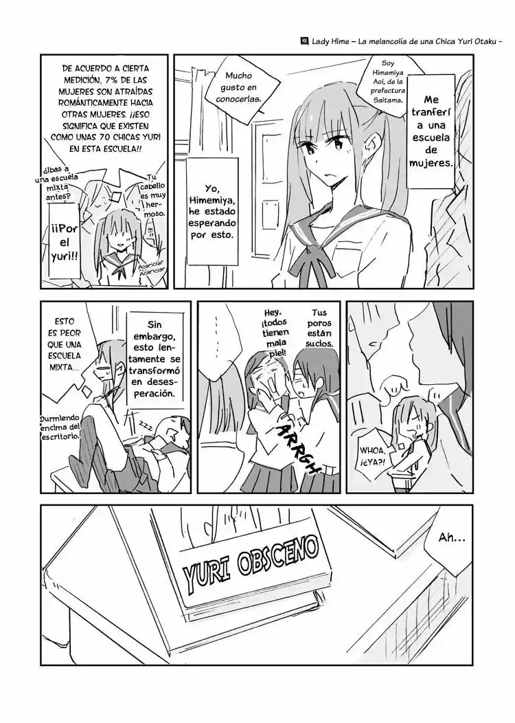 Portada de La Melancolia De Una Chica Yuri Otaku