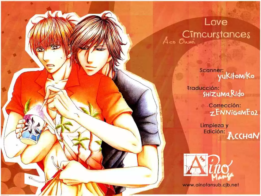 Portada de Love Cimcurstances Yaoi
