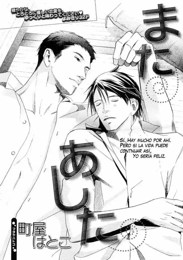 Portada de Mata Ashita Yaoi