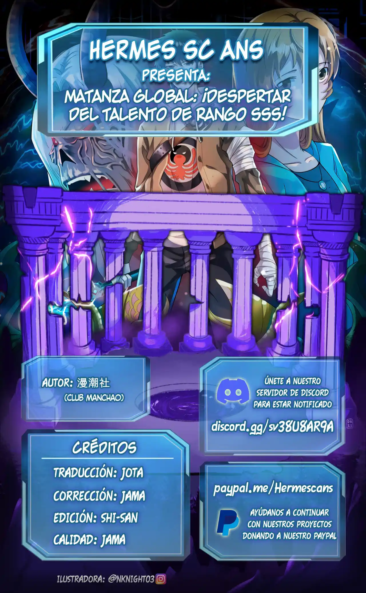 Portada de Matanza Global Despertar Del Talento De Rango Sss