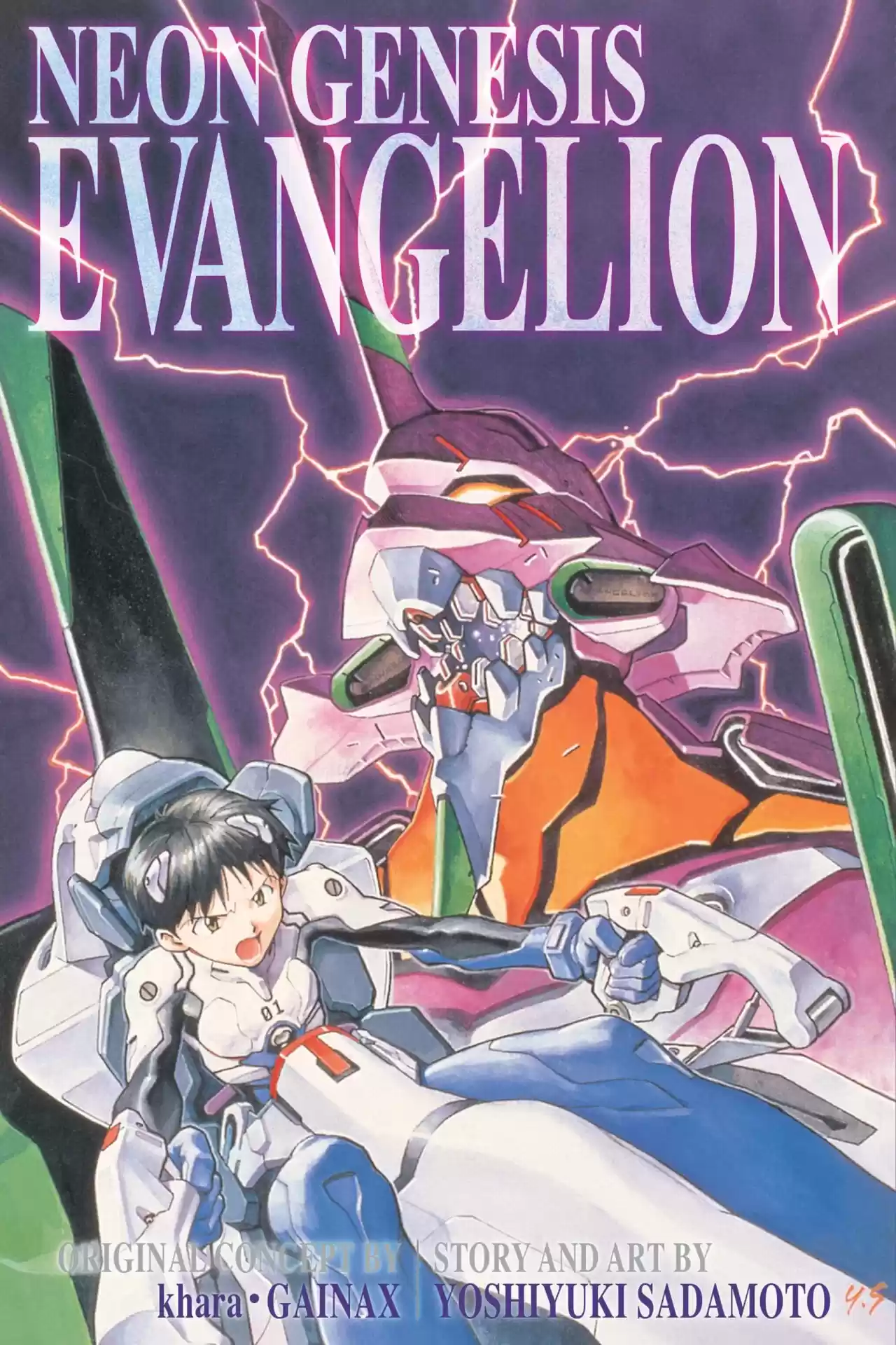 Portada de Neon Genesis Evangelion Edicion 3 En 1