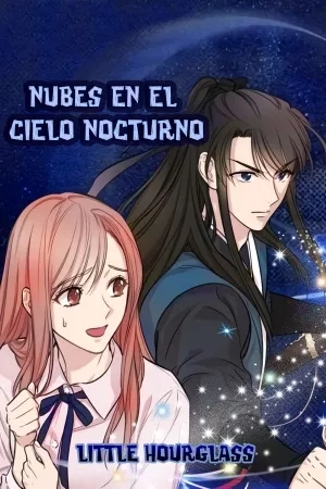 Portada de Nubes en el cielo nocturno