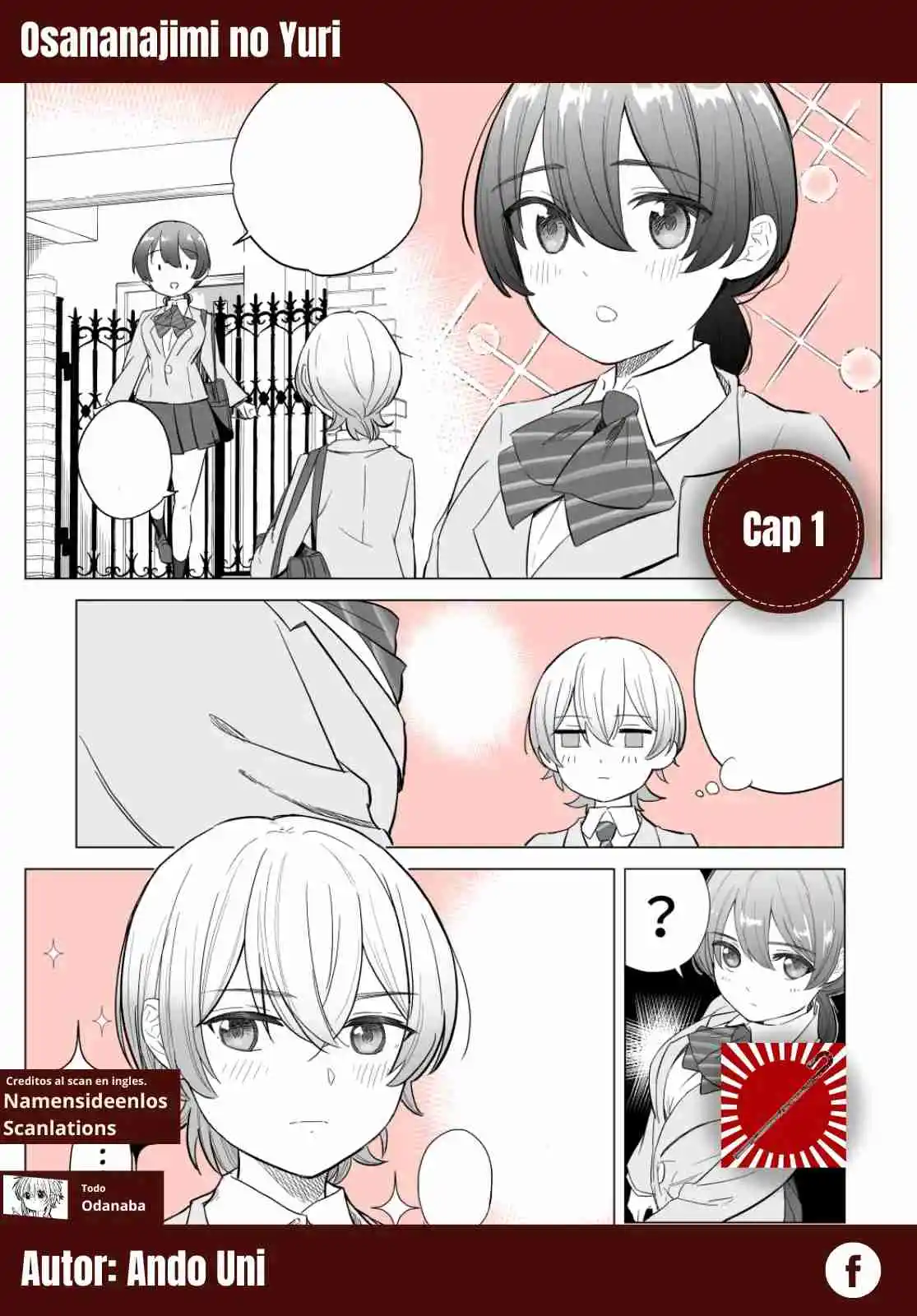 Portada de Osananajimi No Yuri