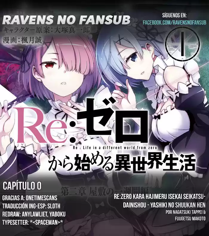 Portada de Re Zero Kara Hajimeru Isekai Seikatsu Dai 2 Shou Yashiki No Isshuukan Hen