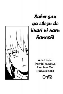 Portada de Saber San Ga Chesu De Iinari Ni Naru Hanashi