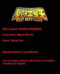 Portada de Saint Seiya Next Repeticion