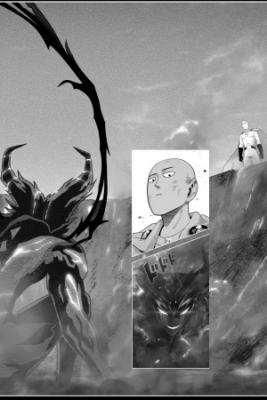 Portada de Saitama Vs Garou Fan Manga
