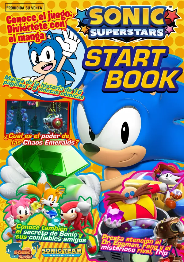 Portada de Sonic Superstars Starter Book