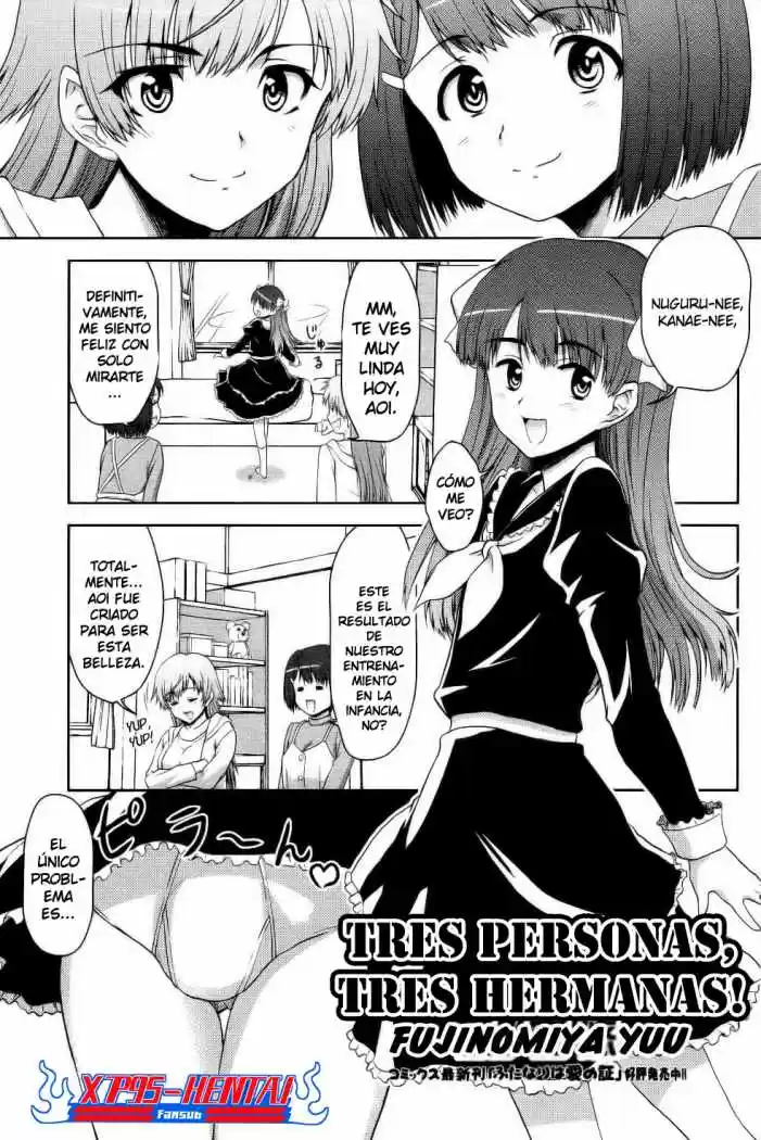 Portada de Tres Personas Tres Hermanas