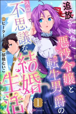 Portada de Tsuihou Sareta Akuyaku Reijou To Tensei Danshaku No Slow De Fushigi Na Kekkon Seikatsu