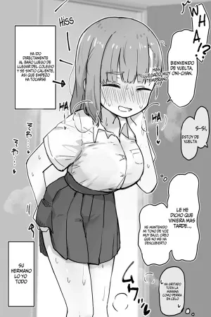 Portada de Un manga sobre una hermanita que constantemente es atrapada por su Onii-chan masturbándose