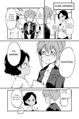 Portada de Un Manga Yuri Para Estudiar Japones
