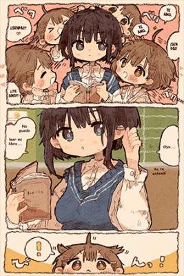 Portada de Una Felina Senpai Y Una Canina Kouhai