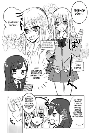 Portada de Una historia sobre ser amada por una kouhai con la que no te llevas bien