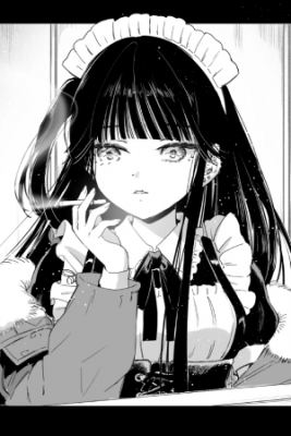 Portada de Una Maid Fuma Su Primer Cigarrillo
