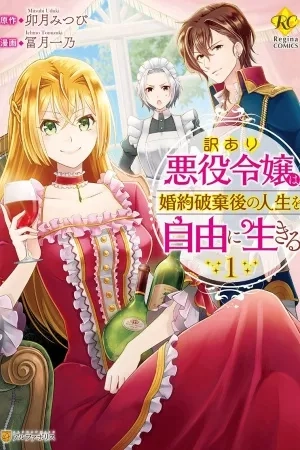Portada de Wakeari Akuyaku Reijou ha, Kon'yaku Hakigo no Jinsei wo Jiyuu ni Ikiru