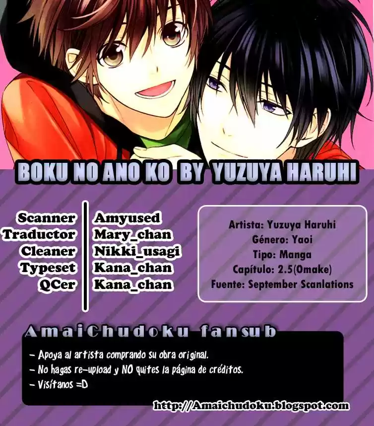 Portada de Yaoi Boku No Ano Ko